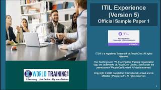 Sample Paper | ITIL® Experience (Version 5) | PeopleCert | 1WorldTraining.com Guide