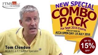 New ACCA Special Combo Pack for Sept 2016 Exams by Tom Clendon
