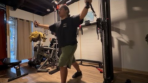 Cable Chest Flyes Workout with the SF3 Functional Trainer Powerful Strong!