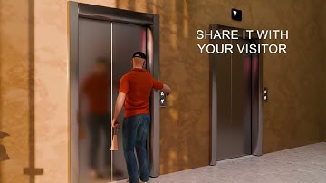 Onetouch C2 - Smart Video Entry Station used for Lift Access Control