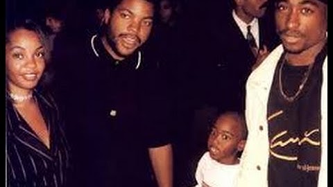 Tupac meeting ice cube in the studio