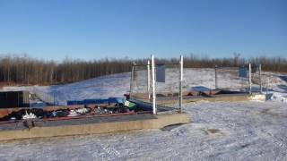 Solid waste transfer station in small community