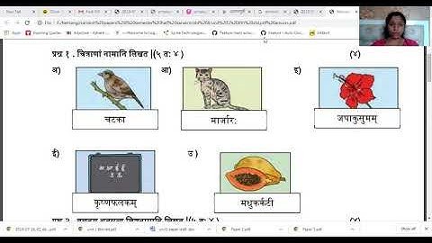 8th std Sanskrit Unit Test