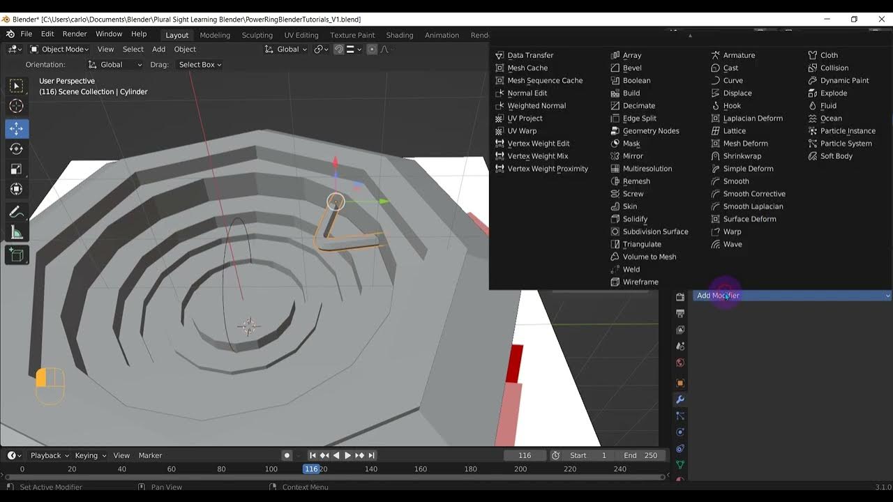 Blender How to duplicate object around a circle and trouble shooting ...