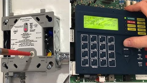 How to add a monitor module/pull station to a already programmed fire alarm system