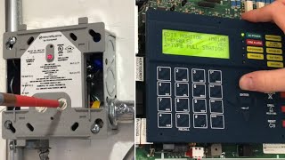 How to add a monitor module/pull station to a already programmed fire alarm system