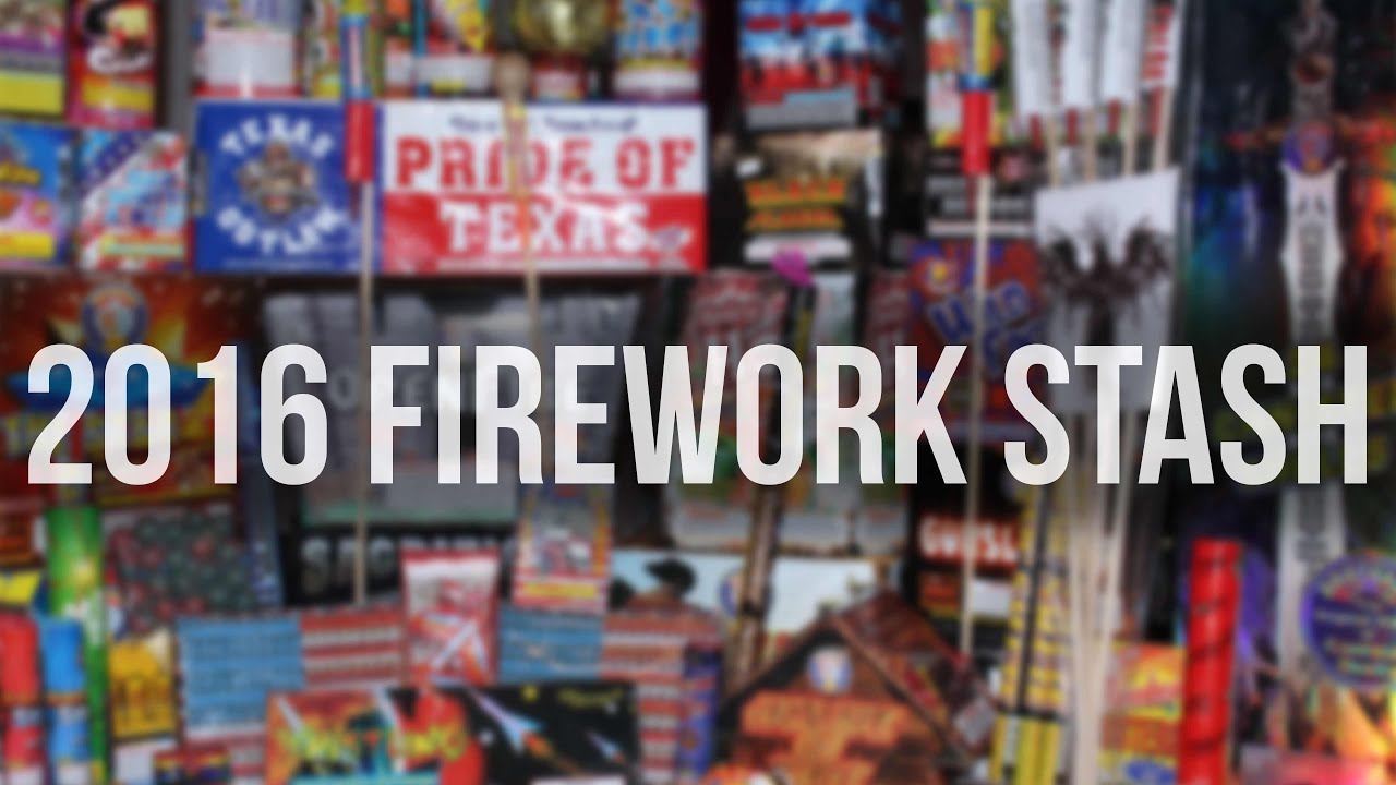 2016 Firework Stash - kokonutfreaks