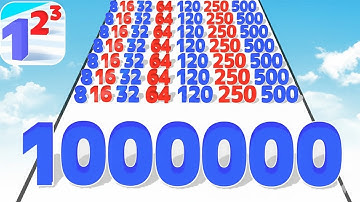 New Satisfying Mobile Games Number Run Top TikTok Gameplay (Android, iOS) Walkthrough All Levels