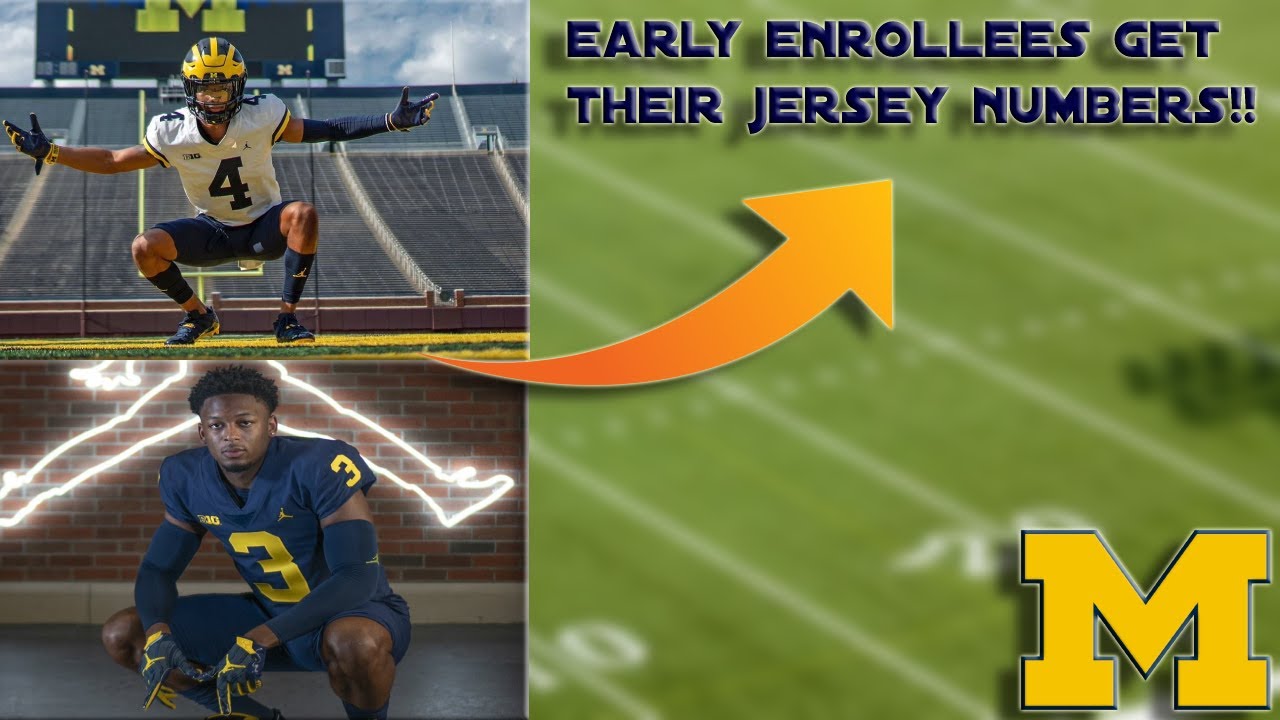Michigan Football Update Early enrollees get jersey numbers, plus 8