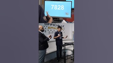 Fastest time to mentally add 100 four-digit numbers ⏱️ 30.9 sec by Aaryan Shukla 🇮🇳