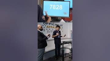 Fastest time to mentally add 100 four-digit numbers ⏱️ 30.9 sec by Aaryan Shukla 🇮🇳