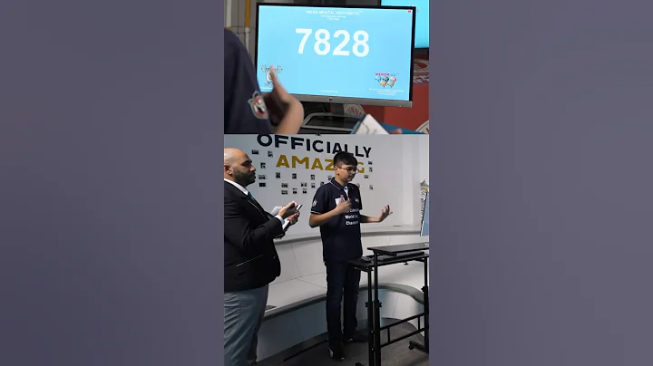 Fastest time to mentally add 100 four-digit numbers ⏱️ 30.9 sec by Aaryan Shukla 🇮🇳