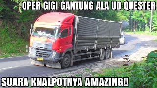 Banyak Mercy Axor Tronton Hino Fuso, Tronton UD Quester Suara Knalpot Dan Oper Giginya Amazing