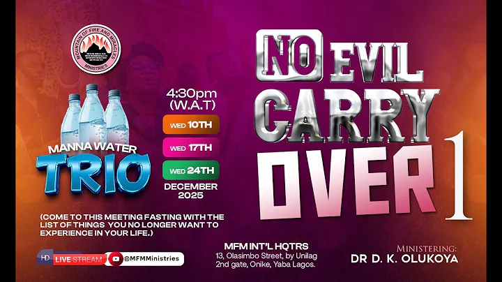IGBO| MFM MANNA WATER 10-12-2025 DR  D. K. OLUKOYA (G.O. MFM WORLDWIDE)