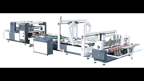 Auto fold glue with strapping machine