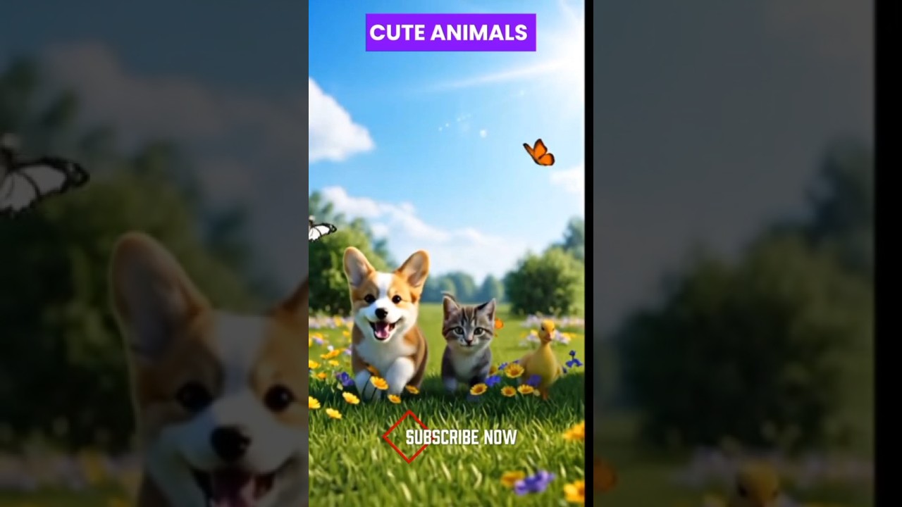 Unbreakable Friendship | Puppy, Cat & Duckling Emotional Story | 8K Cinematic Animation”