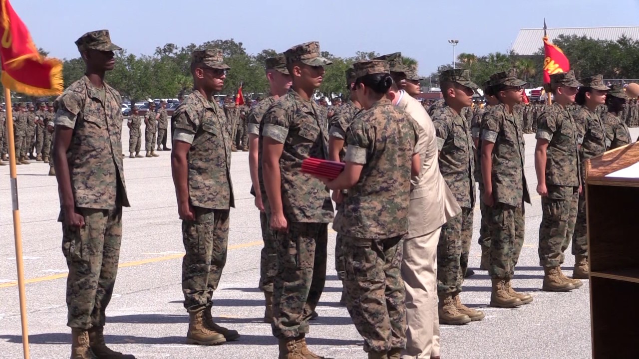 Golf and Oscar Company Citizenship Ceremony