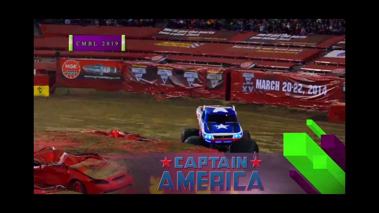 Monster jam super hero trucks