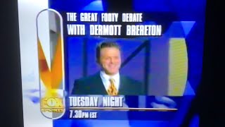 Fox Sports Australia The Great Footy Debate Promo 1999