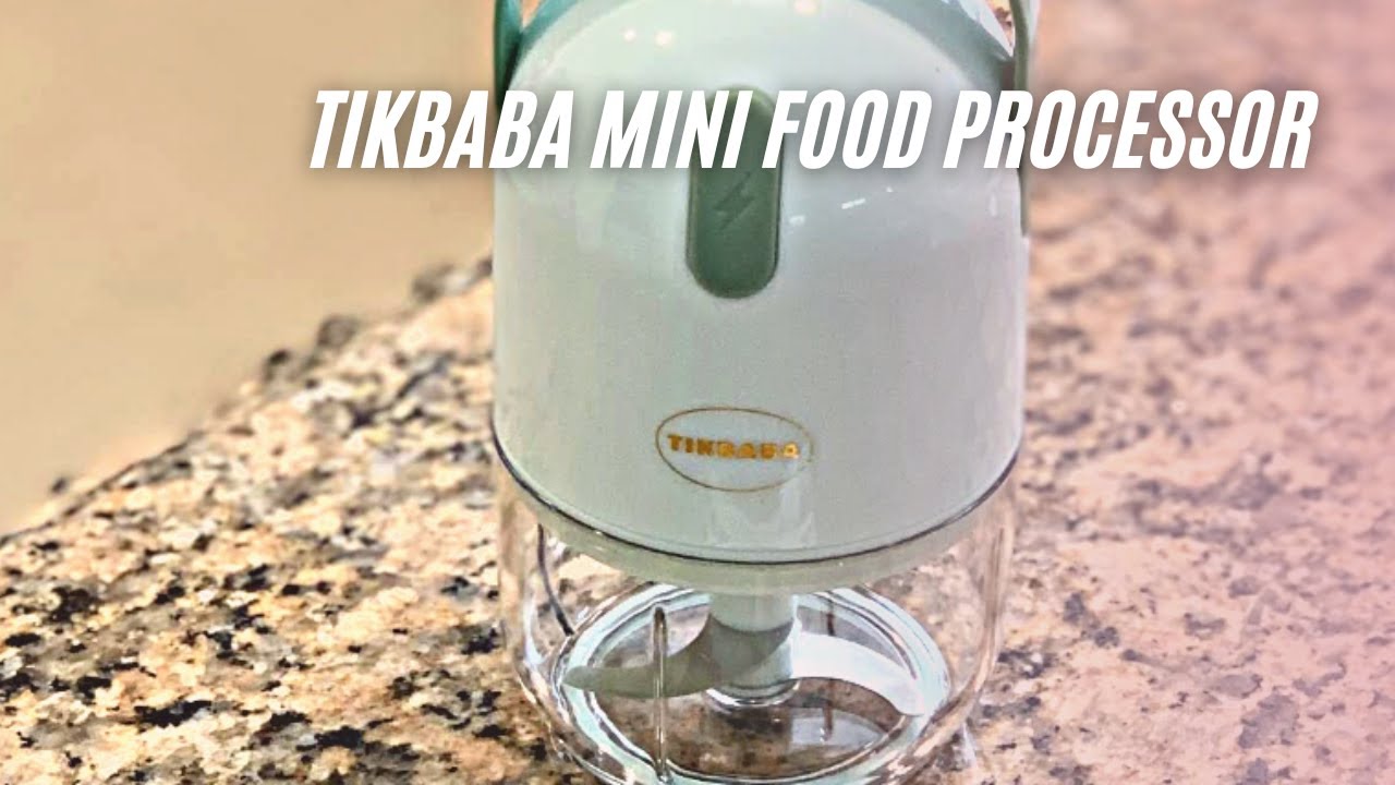 TIKBABA Mini Baby Food Processor Review & Test | Small Electric Chopper