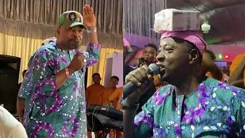 TAYE CURRENCY MAKES SAHEED OSUPA BEST FRIEND MC OLUOMO AND HIS GENG DANCE TO HIS MUSIC