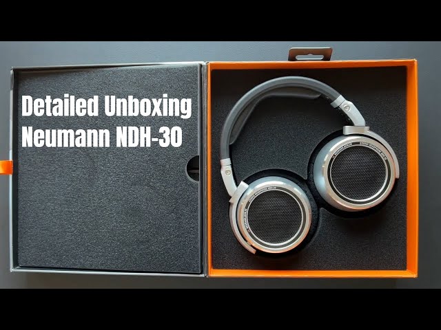 Detailed UNBOXING Neumann NDH 30 Open Dynamic Mixing Monitoring Hi