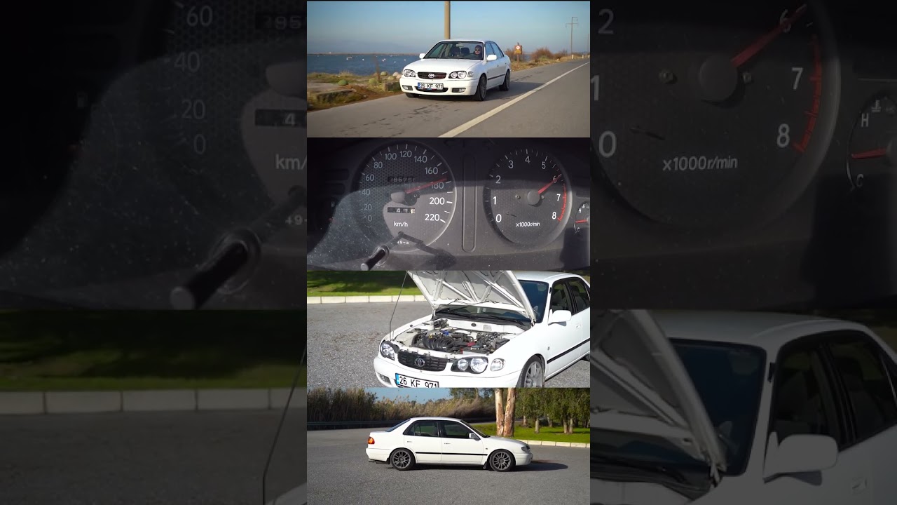 Tuned 135 HP Toyota Corolla E11 1.6 VVT-i 100-200 km/h