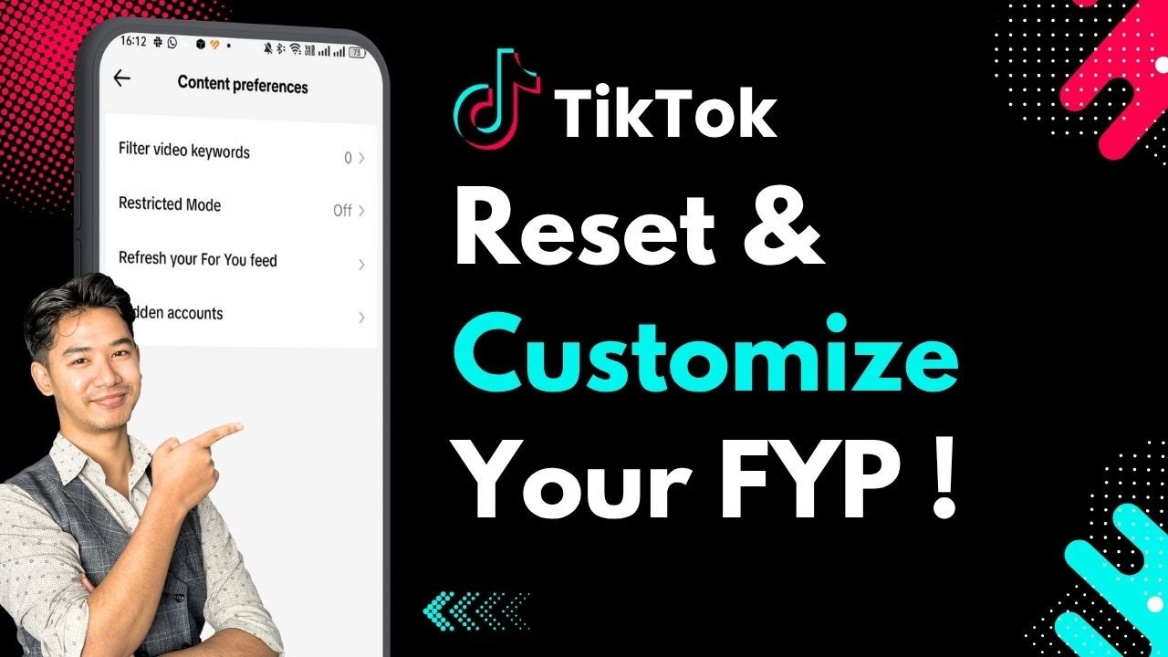 How To Reset & Customize TikTok FYP (For You Page) - YouTube