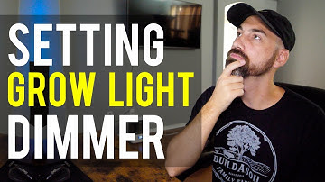 How To Determine LED Grow Light Distance With Dimmer!