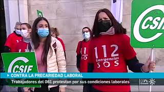 Csif Granada Protesta Contra La Precariedad Laboral