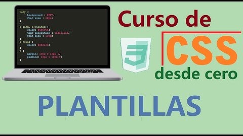 Curso de CSS desde cero para principiantes | PLANTILLAS EN CSS, (video 5)