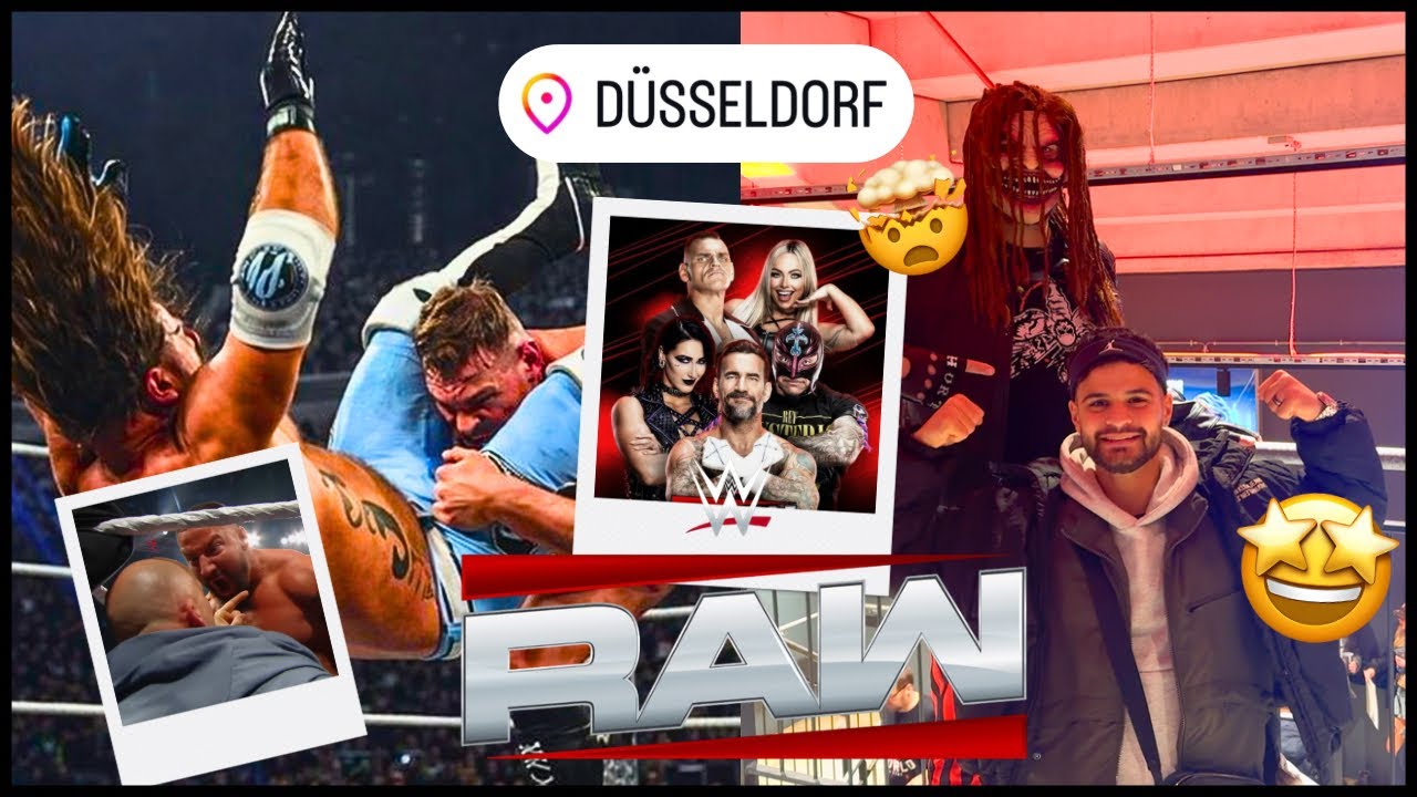 WWE RAW LIVE in Düsseldorf!🇩🇪 CM PUNK, GUNTHER & diese STIMMUNG😱