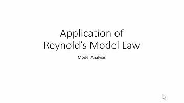 Application of Dimensionless Numbers | Reynold