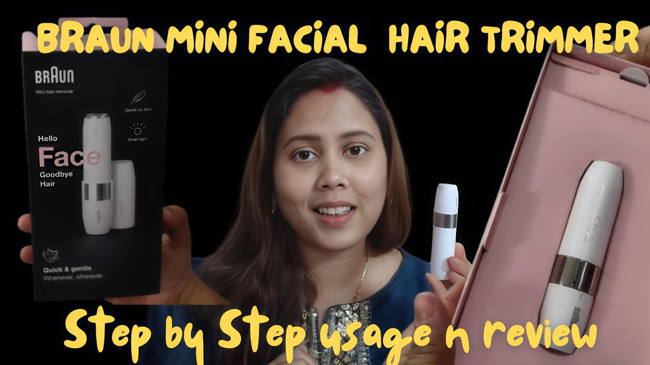 Braun Mini Hair Trimmer Review | Easy Facial Hair Removal at Home # ...