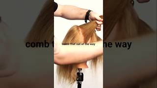 Master WolfCut Sectioning in 15 Seconds #hairstyling #technique