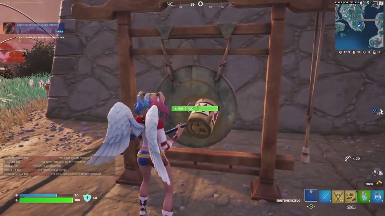 Fortnite Lass verschiedene Gongs ertönen YouTube