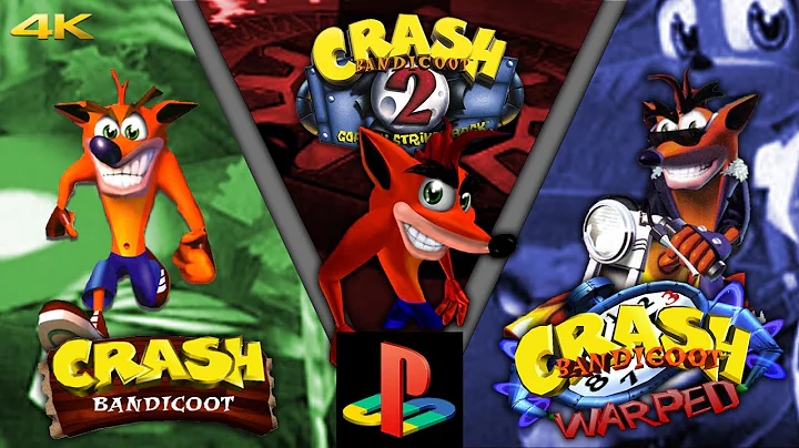 Crash Bandicoot Trilogy (PS1) - Full Game Walkthrough / Longplay [4K 60ᶠᵖˢ UHD]