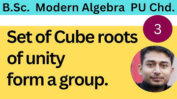 Set of Cube root of unity form a group under multiplication || Group Examples