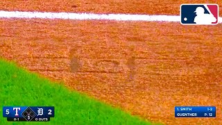 Jace Jung and Josh Jung Playing Tic Tac Toe at Third Base | Rangers vs Tigers 2025 MLB Highlights