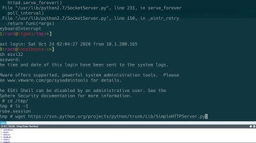 esxi | использование web сервера на базе python ( модуль SimpleHTTPServer.py )