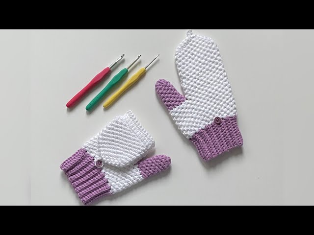 Easy Crochet Fingerless Gloves (Beginner Tutorial) 