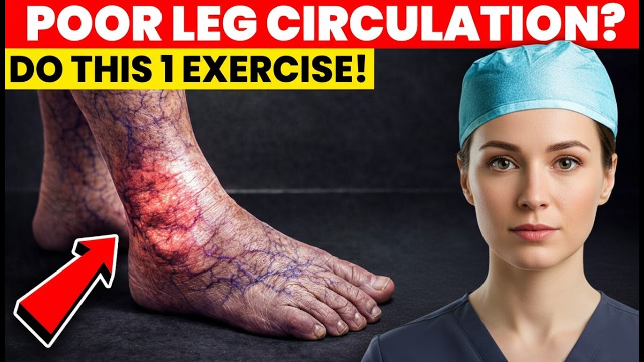Surgeon REVEALS: Do THIS 1 Exercise for Poor Leg Circulation After 60 | Senior Health Tips