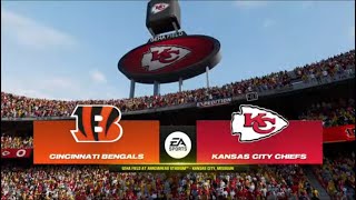 Madden NFL 24 -  Cincinnati Bengals Vs Kansas City Chiefs Simulation Week 2 PS5 (Madden 25 Rosters)