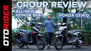 Honda BeAT vs Honda Genio - Group Review Indonesia | OtoRider