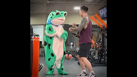 Funny video Frog muscles#shorts