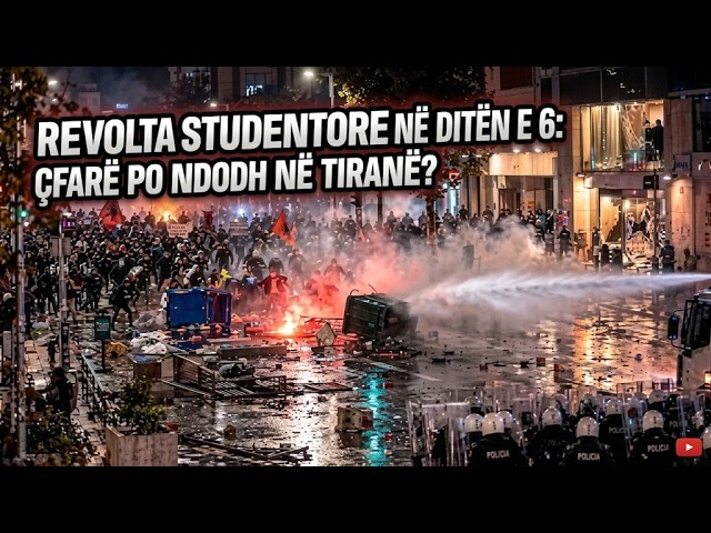 🔴Revolta studentore në ditën e 6-të, tjetër protestë masive kundër Ramës