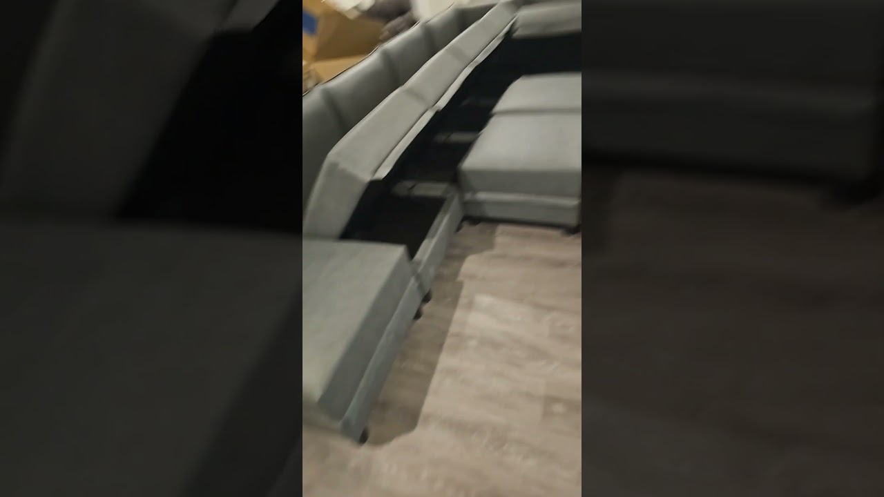 LLappuil Modular Sectional Sleeper Sofa Storage,Faux Leather Modular Couch,Waterproof Modular Couch,