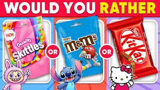 Celebrity Would You Rather - Ultimate Candy & Sweet Edition 🍫🧁🎉 Quiz Galaxy Net Worth