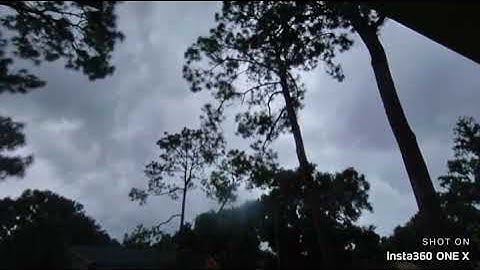 Time lapse of severe weather moving in | insta360 one x 30fps