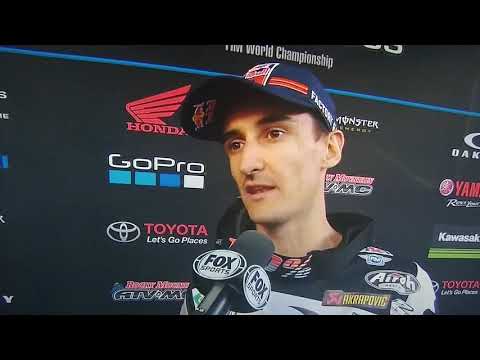 Marvin Musquin defends his takeout | Podium Interview Foxborough SX 2018